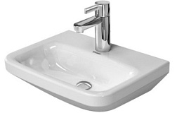 Подвесная раковина DuraStyle 45х33,5х11,5 см, санфарфор, с отв. под смеситель, Duravit 0708450000 Duravit