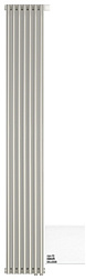 Отопительный дизайн-радиатор Эстет 31,5х180 см, 7 секций, белый, двухрядный коаксиальный, Сунержа 12-0322-1807 Сунержа