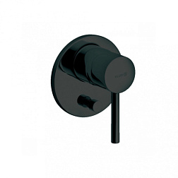 Лицевая часть встраиваемого смесителя Bozz с переключателем, матовый, 1 функция, чёрный цвет, Kludi 387163976 Kludi