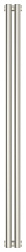 Отопительный дизайн-радиатор Эстет 9х120 см, 2 секции, однорядный глухой, Сунержа 00-0301-1202 Сунержа