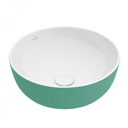 Накладная раковина Artis 43х43х13 см, sencha, TitanCeram, Villeroy&Boch 417943BCW4 Villeroy&Boch