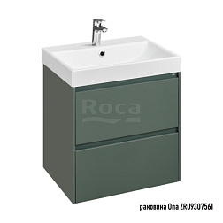 Модуль под раковину Ona 58,5х45х56,5 см, зеленый матовый, Roca 857613513 Roca
