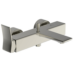 Настенный смеситель Conca неповоротный излив, с выходом на душ (без лейки), стальной цвет, Ideal Standard BC762GN Ideal Standard