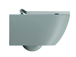 Подвесной унитаз Color-elements 36х55 см, система слива swirlflush®, цвет - ghiaccio, без крепежа в комплекте, безободковый, без сиденья, GSI 881515 GSI