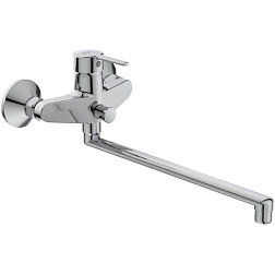 Настенный смеситель IdealStyle длинный излив 40см, поворотный излив, с выходом на душ (без лейки), Ideal Standard BD042AA Ideal Standard