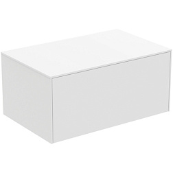 Модуль под раковину Conca 80х50,5х37 см, без выреза в столешнице, белый матовый, система push-to-open, Ideal Standard T4312Y1 Ideal Standard