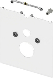 Стеклянная панель для установки унитаза-биде TECElux Mini 43х44,6 см, черная, TECE 9650108 TECE