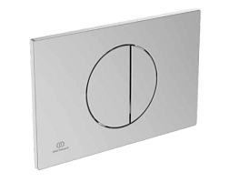 Клавиша смыва Oleas матовая, круг, пластик, механическая, хром, Ideal Standard R0503JG Ideal Standard