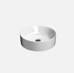 Накладная раковина Kube-x 40х40х13 см, extraglaze, санфаянс, GSI 942611 GSI