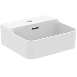 Подвесная раковина Conca 40х35х16,5 см, санфарфор, белый матовый, с отв. под смеситель, Ideal Standard T3695V1 Ideal Standard