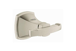 Крючок Grandera никель, двойной, Grohe 40631BE0 Grohe