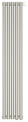 Отопительный дизайн-радиатор Эстет 22,5х120 см, 5 секций, правый, белый, однорядный коаксиальный, Сунержа 12-0321-1205 Сунержа