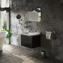 Модуль под раковину Waldorf 74х51х50 см, nero matt, 2 ящика, Kerasan 925631 Kerasan