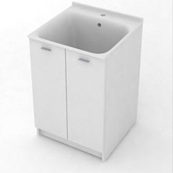 Стиральная мойка Aquadom 60х60 см, с модулем в комплекте, Kerasan 9165k3 Kerasan