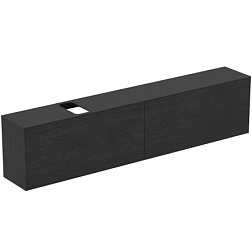 Модуль под раковину Conca 238,7х37,3х55 см, вырез в столешнице под заказ, копченый дуб, система push-to-open, Ideal Standard T4340Y4 Ideal Standard