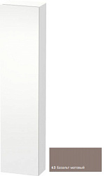 Шкаф-колонна DuraStyle 40х24х180 см, корпус-белый матовый, фронт-базальт матовый, правый, подвесной монтаж, Duravit DS1228R4318 Duravit