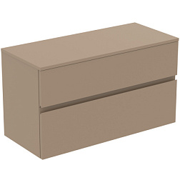 Модуль под раковину Finesse 100,2х44х55,8 см, со столешницей, серо-бежевый матовый, Ideal Standard E3424UP Ideal Standard