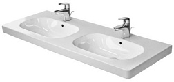 Подвесная раковина D-Code 120х49х18 см, санфарфор, двойная, Duravit 03481200002 Duravit