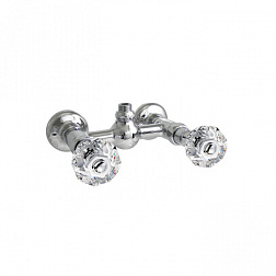 Настенный смеситель без излива Teide ручки crystal handle, без лейки, Nicolazzi 1925CR15 Nicolazzi