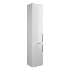 Шкаф-колонна Eqio 35х32х176 см, белый глянец, левый, подвесной монтаж, Burgbad HSFB 035L F2009 Burgbad
