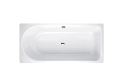 Стальная ванна BetteOcean 170х75 см, с самоочищающимся покрытием glaze plus, перелив спереди, толщина 3.5мм, антискользящее покр., Bette 8855-000AR,PLUS Bette