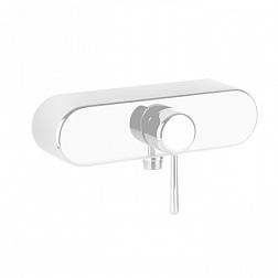 Настенный смеситель без излива Goccia белый цвет, без лейки, Gessi 33631-279 Gessi