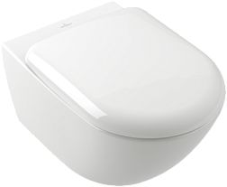Подвесной унитаз Antao 37х56 см, безободковый, без сиденья, тихий смыв, Villeroy&Boch 4674T0R1 Villeroy&Boch