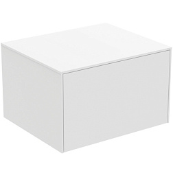 Модуль под раковину Conca 60х50,5х37 см, без выреза в столешнице, белый матовый, система push-to-open, Ideal Standard T4311Y1 Ideal Standard