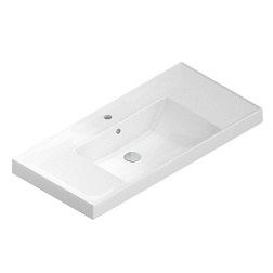 Подвесная раковина Cubo 100х48х18 см, санфаянс, Kerama Marazzi CU.wb.100 Kerama Marazzi
