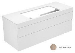 Модуль под раковину Edition 400 140х53,5х54,6 см, дуб кашемир, для раковины 80см, система push-to-open, Keuco 31583870000 Keuco