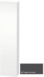Шкаф-колонна DuraStyle 40х24х180 см, корпус-белый матовый, фронт-графит матовый, левый, подвесной монтаж, Duravit DS1228L4918 Duravit