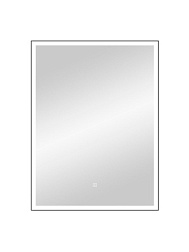 Зеркало Frame 60х80 см, 25Вт, чёрное, с подсветкой, Continent ЗЛП948 Continent