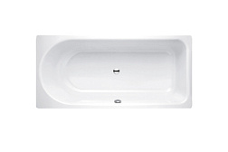 Стальная ванна BetteOcean 180х80 см, с самоочищающимся покрытием glaze plus/слив спереди, толщина 3.5мм, антискользящее покр., Bette 8857-000AR,PLUS Bette