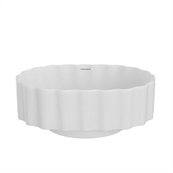 Накладная раковина Artbasin 53х38х19,5 см, Conchiglia, санфарфор, белый матовый, Kerama Marazzi CC.wb.50\WHT.M Kerama Marazzi