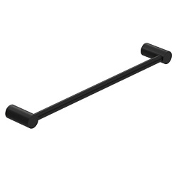 Горизонтальный полотенцедержатель Vela R 45 см, матовый, цвет черный, Kludi 5898039 Kludi