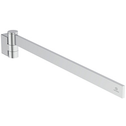 Рожковый полотенцедержатель Conca 45 см, квадратный дизайн, одинарный, хром, поворотный, Ideal Standard T5393AA Ideal Standard