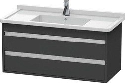 Модуль под раковину Ketho 100х45,5х48 см, матовый графит, Duravit KT664504949 Duravit