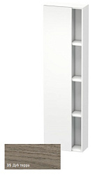 Шкаф-колонна DuraStyle 50х24х180 см, корпус-белый матовый, фронт-дуб терра, левый, подвесной монтаж, Duravit DS1248L3518 Duravit