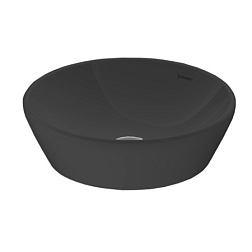Накладная раковина D-Neo 40х40х12 см, санфарфор, антрацит матовый, Duravit 2371401370 Duravit