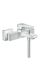 Настенный смеситель Metropol с выходом на душ (без лейки), неповоротный излив, Hansgrohe 32540000 Hansgrohe