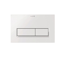 Клавиша смыва UNIFIX подходит к Geberit Sigma, пластик, механическая, белая, Kludi 32PP0143 Kludi