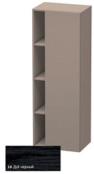 Шкаф-колонна DuraStyle 50х36х140 см, корпус-базальт матовый, фронт-дуб чёрный, правый, подвесной монтаж, Duravit DS1239R1643 Duravit