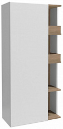 Шкаф-колонна Terrace 74х35х150 см, белый лак, подсветка, 2 ящичка, 3 полки, левый, подвесной монтаж, Jacob Delafon EB1741GRU-G1C Jacob Delafon