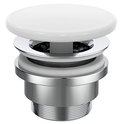 Сливной набор для раковины матовый, белый цвет, без перелива, Ideal Standard E2114V1 Ideal Standard