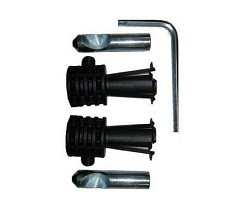 Крепеж для унитаза для подвесных унитазов/биде wb9n с заглушками белыми, Kerasan 762201 (старый арт.7616) Kerasan