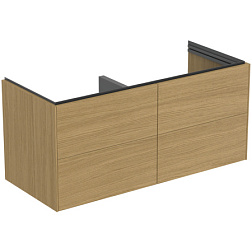 Модуль под раковину Conca 120х50,5х55 см, 4 ящика, светлый дуб, система push-to-open, Ideal Standard T5517Y6 Ideal Standard