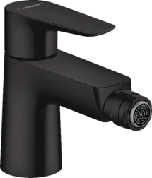 Смеситель для биде Talis E матовый, чёрный цвет, с донным клапаном, Hansgrohe 71720670 Hansgrohe