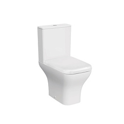 Унитаз-компакт Polar 38х64,5 см, VitrA Hygiene, горизонтальный выпуск, нижняя подводка, безободковый, с сиденьем, Vitra 9843B003-7201 Vitra