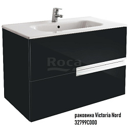 Модуль под раковину Victoria Nord 78,6х45х55 см, black edition, Roca ZRU9000097 Roca