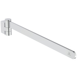 Рожковый полотенцедержатель Conca 45 см, округлый дизайн, одинарный, хром, поворотный, Ideal Standard T5394AA Ideal Standard